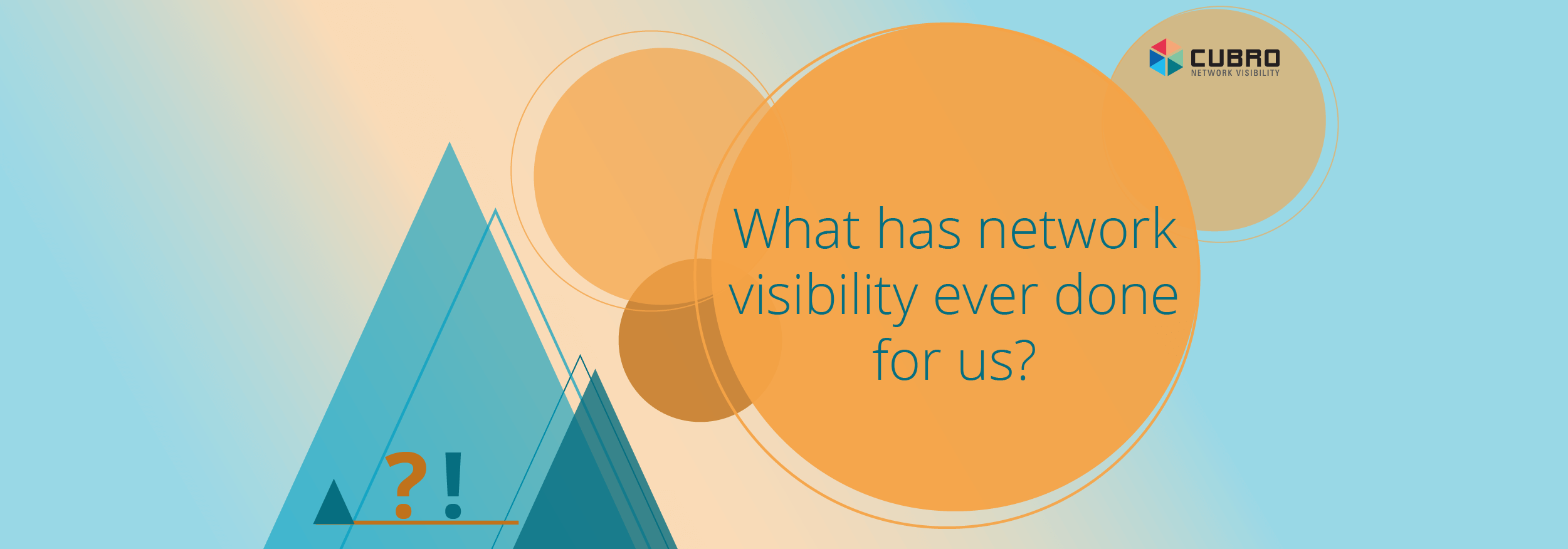 Graphic for blog post of network visibility and what it has done for us